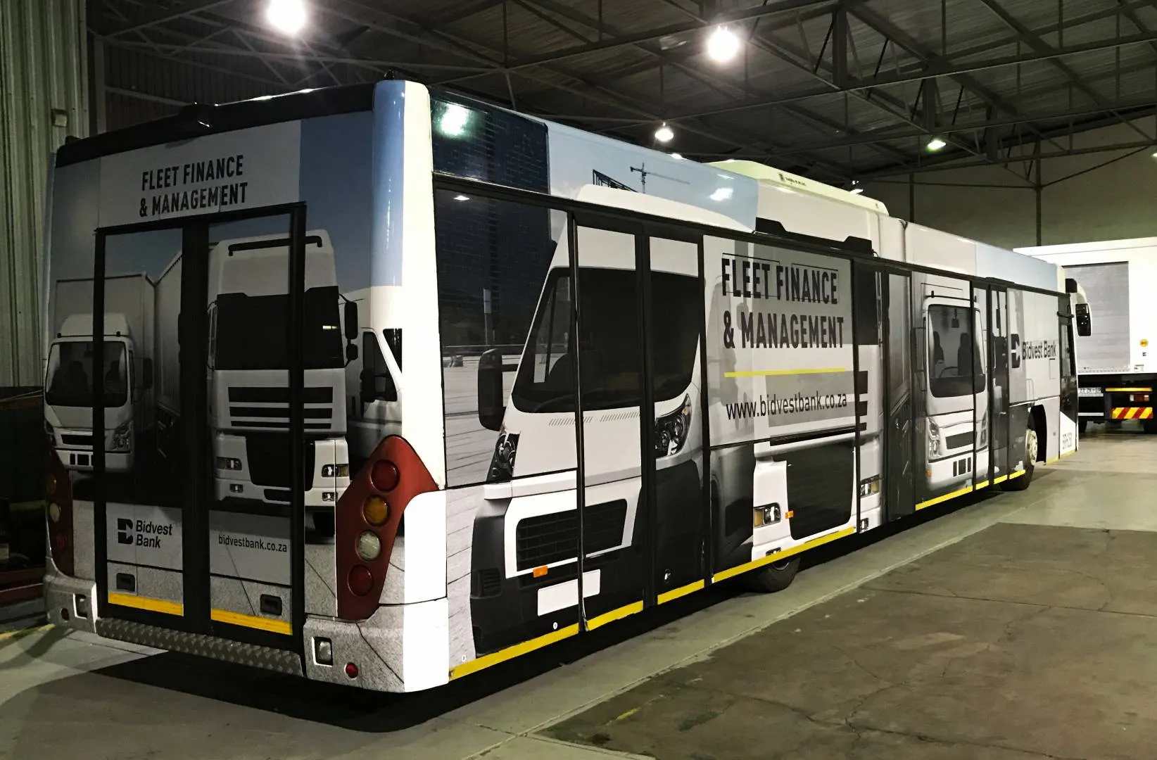 Bus branding — Bidvest Bank — signage and branding by Stiek Industries