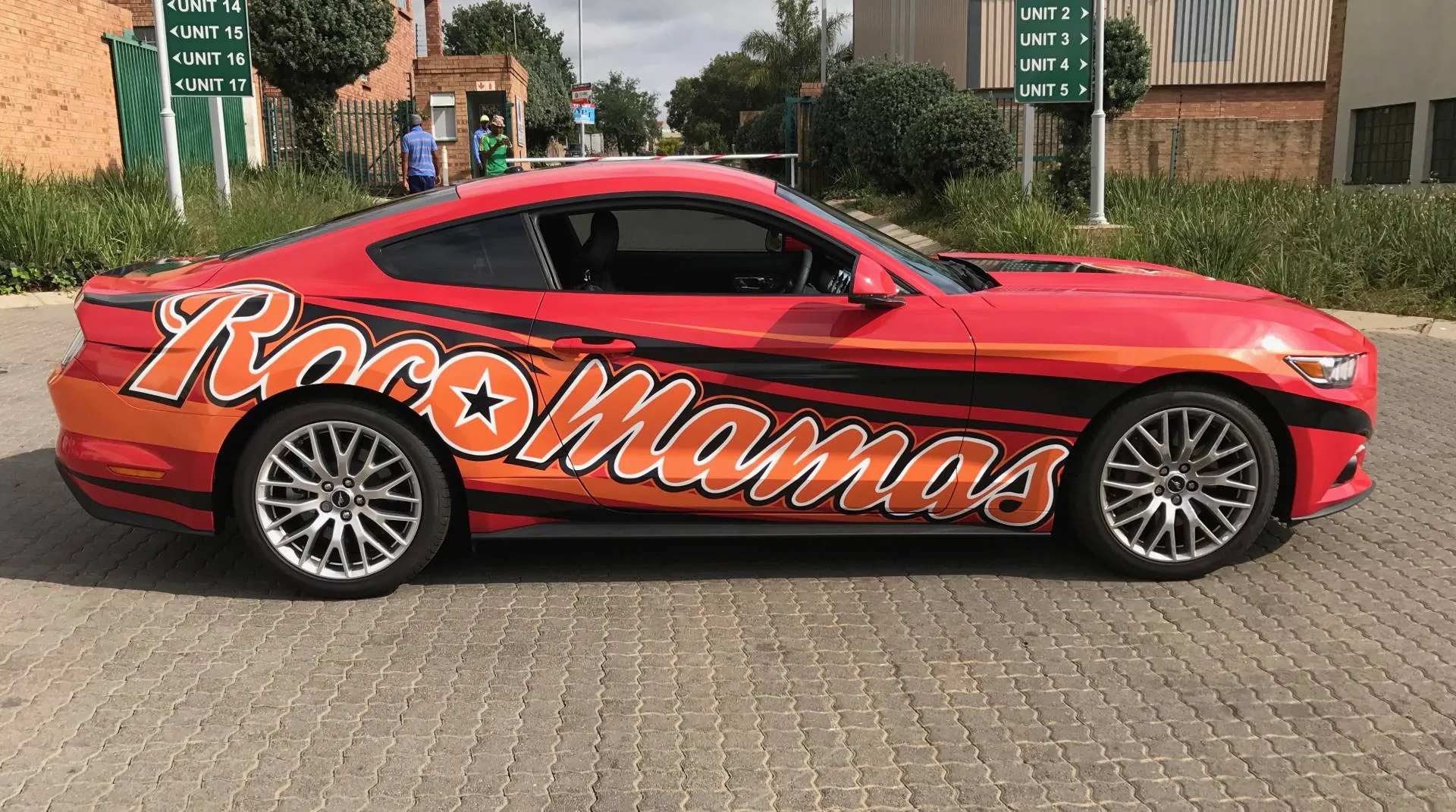 Custom vehicle wrap — Rocomamas — signage and branding by Stiek Industries