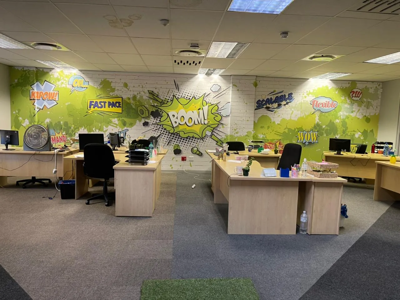 Office branding — Inspire — signage and branding by Stiek Industries