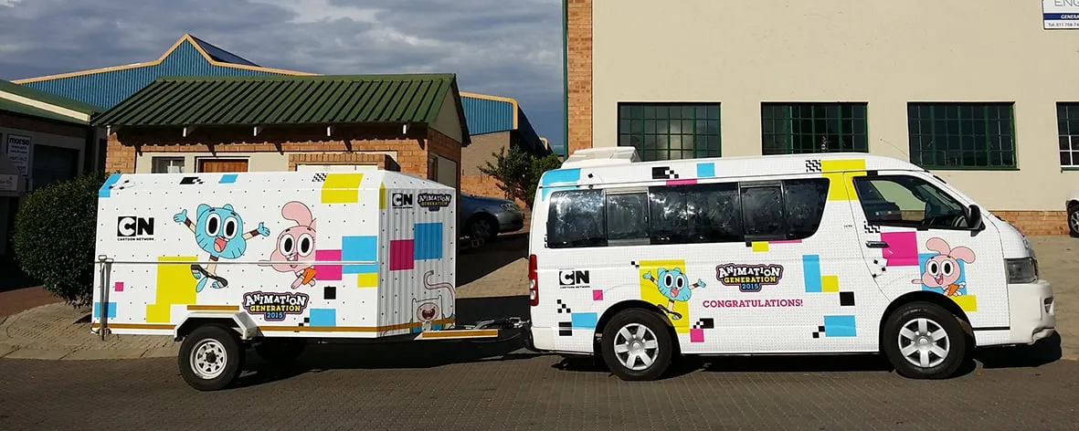 Vehicle and trailer branding — signage and branding by Stiek Industries
